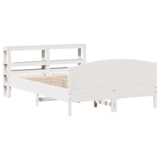 vidaXL fehér tömör fenyőfa ágy matrac nélkül 135 x 190 cm (3306235) ágy és ágykellék