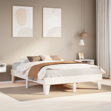 vidaXL fehér tömör fenyőfa ágy matrac nélkül 140 x 200 cm ágy és ágykellék