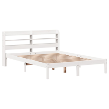 vidaXL fehér tömör fenyőfa ágy matrac nélkül 140 x 200 cm (3306542) ágy és ágykellék