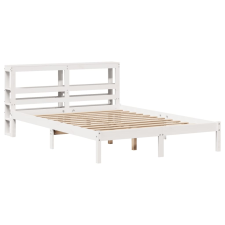vidaXL fehér tömör fenyőfa ágy matrac nélkül 160 x 200 cm (3305727) ágy és ágykellék