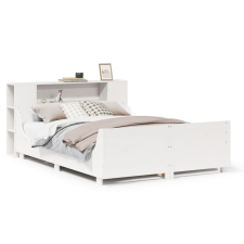 vidaXL fehér tömör fenyőfa ágy matrac nélkül 160 x 200 cm (3323762) ágy és ágykellék