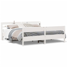 vidaXL fehér tömör fenyőfa ágy matrac nélkül 180 x 200 cm (3306919) ágy és ágykellék