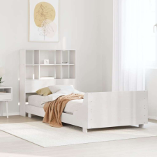 vidaXL fehér tömör fenyőfa ágy matrac nélkül 90 x 200 cm ágy és ágykellék
