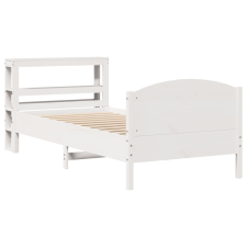 vidaXL fehér tömör fenyőfa ágy matrac nélkül 90 x 200 cm (3306244) ágy és ágykellék