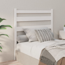 vidaXL fehér tömör fenyőfa ágyfejtámla 106 x 4 x 100 cm ágy és ágykellék