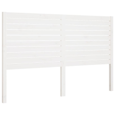 vidaXL fehér tömör fenyőfa ágyfejtámla 126 x 4 x 100 cm (819011) ágy és ágykellék