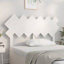 vidaXL fehér tömör fenyőfa ágyfejtámla 132x3x81 cm ágy és ágykellék