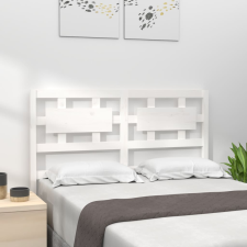 vidaXL fehér tömör fenyőfa ágyfejtámla 205,5 x 4 x 100 cm ágy és ágykellék