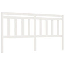 vidaXL fehér tömör fenyőfa ágyfejtámla 206 x 4 x 100 cm (814115) ágy és ágykellék