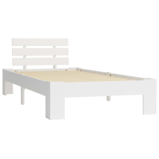 vidaXL fehér tömör fenyőfa ágykeret 100 x 200 cm (283155) ágy és ágykellék