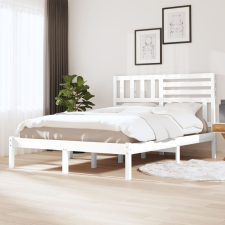vidaXL fehér tömör fenyőfa ágykeret 120 x 200 cm ágy és ágykellék