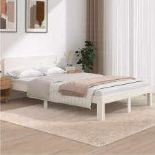 vidaXL fehér tömör fenyőfa ágykeret 120 x 200 cm ágy és ágykellék