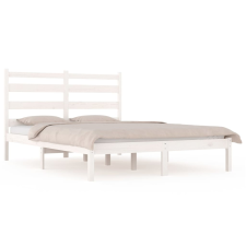 vidaXL fehér tömör fenyőfa ágykeret 140 x 190 cm (3103629) ágy és ágykellék