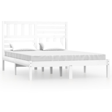 vidaXL fehér tömör fenyőfa ágykeret 140 x 200 cm (3101024) ágy és ágykellék