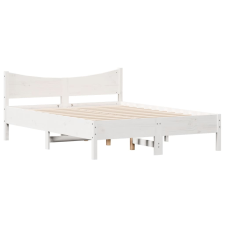vidaXL fehér tömör fenyőfa ágykeret 140 x 200 cm (844726) ágy és ágykellék