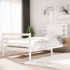 vidaXL fehér tömör fenyőfa ágykeret 90 x 200 cm ágy és ágykellék
