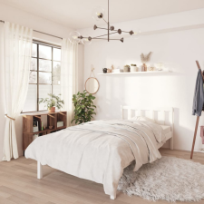 vidaXL fehér tömör fenyőfa ágykeret 90 x 200 cm ágy és ágykellék