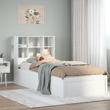 vidaXL fehér tömör fenyőfa ágykeret matrac nélkül 90 x 190 cm ágy és ágykellék