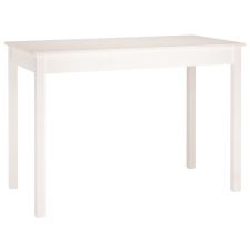 vidaXL fehér tömör fenyőfa ebédlőasztal 110 x 55 x 75 cm (814250) bútor