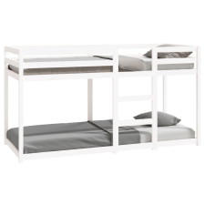 vidaXL fehér tömör fenyőfa emeletes ágy 80 x 200 cm (821650) ágy és ágykellék