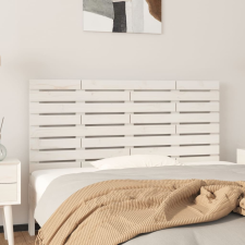 vidaXL fehér tömör fenyőfa fali fejtámla 146 x 3 x 63 cm ágy és ágykellék