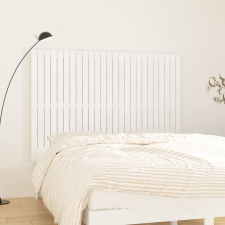 vidaXL fehér tömör fenyőfa fali fejtámla 159,5x3x110 cm ágy és ágykellék