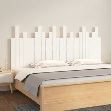 vidaXL fehér tömör fenyőfa fali fejtámla 166 x 3 x 80 cm ágy és ágykellék