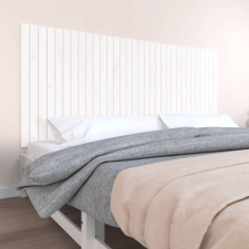 vidaXL fehér tömör fenyőfa fali fejtámla 204 x 3 x 90 cm ágy és ágykellék