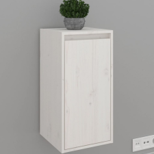 vidaXL Fehér tömör fenyőfa faliszekrény 30 x 30 x 60 cm bútor