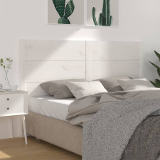 vidaXL fehér tömör fenyőfa fejtámla 156 x 4 x 100 cm ágy és ágykellék