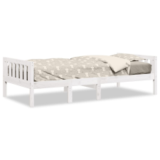vidaXL fehér tömör fenyőfa gyerekágy matrac nélkül 75 x 190 cm (855034) ágy és ágykellék