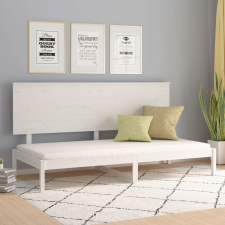 vidaXL fehér tömör fenyőfa kanapéágy 80 x 200 cm ágy és ágykellék