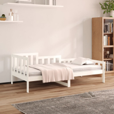 vidaXL fehér tömör fenyőfa kanapéágy 90 x 190 cm ágy és ágykellék
