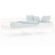 vidaXL fehér tömör fenyőfa kanapéágy 90 x 200 cm (820298) ágy és ágykellék