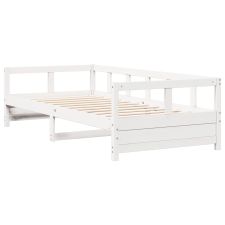 vidaXL fehér tömör fenyőfa kanapéágy 90 x 200 cm (854962) ágy és ágykellék