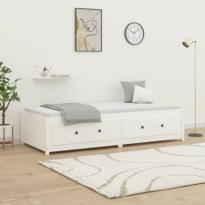 vidaXL fehér tömör fenyőfa kanapéágy matrac nélkül 90 x 200 cm ágy és ágykellék