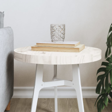 vidaXL fehér tömör fenyőfa kerek asztallap Ø40 x 3 cm bútor