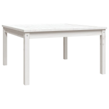 vidaXL fehér tömör fenyőfa kerti asztal 82,5x82,5x45 cm (824121) kerti bútor