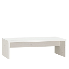 vidaXL fehér tömör fenyőfa monitorállvány 50x27x15 cm (813925) bútor
