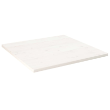 vidaXL fehér tömör fenyőfa ovális asztallap 80x80x2,5 cm bútor