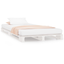 vidaXL fehér tömör fenyőfa raklapágy 90 x 190 cm (3FT Single) (821423) ágy és ágykellék