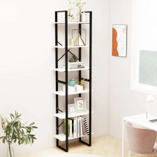vidaXL fehér tömör fenyőfa tárolópolc 60 x 30 x 210 cm bútor