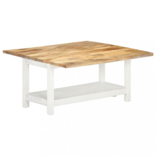 vidaXL fehér tömör mangófa bővíthető dohányzóasztal 90x(45-90)x45 cm bútor