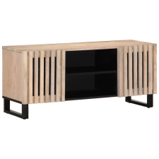 vidaXL fehér tömör mangófa TV-szekrény 105 x 34 x 46 cm bútor