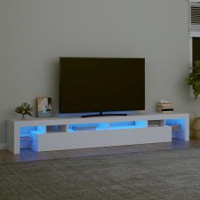 vidaXL fehér TV-szekrény LED-lámpákkal 260x36,5x40 cm bútor