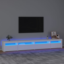 vidaXL fehér TV-szekrény LED-lámpákkal 270x35x40 cm bútor