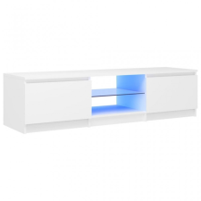 vidaXL Fehér TV-szekrény LED-világítással 140 x 40 x 35,5 cm bútor