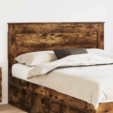 vidaXL Fejtámla fejtámlával Füstölt tölgy 160 cm Faanyag ágy és ágykellék