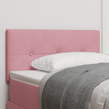 vidaXL Fejtámla Gombos Párnával Rózsaszín 80 cm Bársony ágy és ágykellék