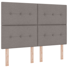 vidaXL Fejtámla Gombos Steppelt Bézs 160 cm Szövet (3337838) ágy és ágykellék